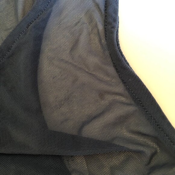 Free People Filter Finish Mesh Navy Blue Bodysuit NWT XL - Picture 7 of 7